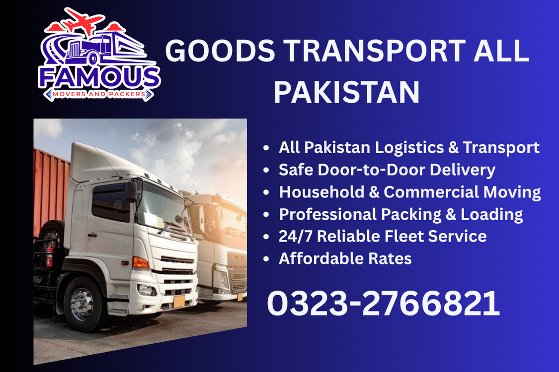 goods transport in all pakistan